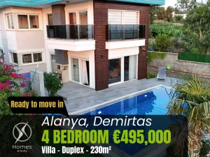 Sea Front Villa Only 10 Meters From the Shore in Alanya
